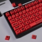 Animals Party Red R2 104+38 PBT Dye-subbed Keycaps Set for Cherry MX Mechanical Gaming Keyboard Black